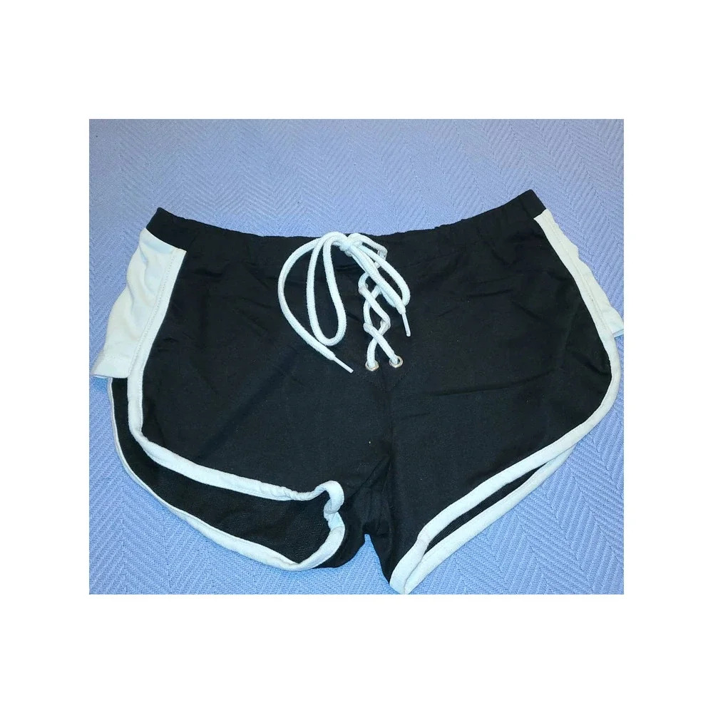 Bebe Sleepwear Shorts Women's Size Medium Drawstring Waist Regular Fit (R)